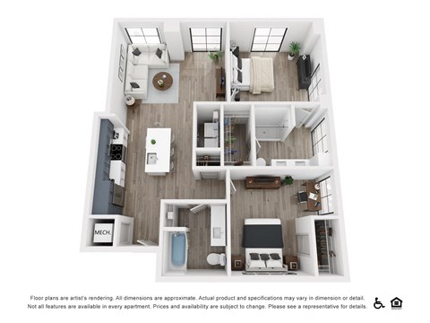 B7 bedroom floorplan